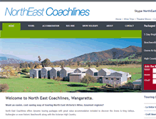 Tablet Screenshot of northeastcoachlines.com